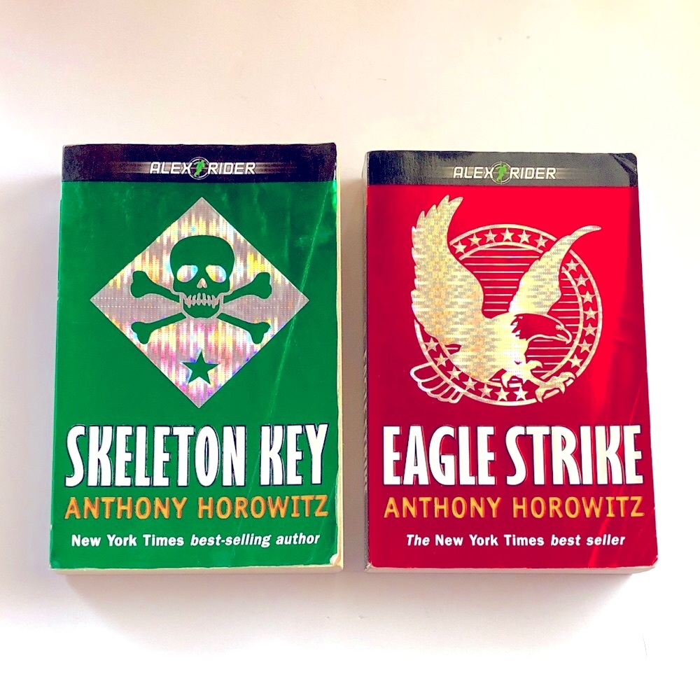 Alex Rider Book Bundle Skeleton Key & Eagle Strike Anthony Horowitz books 3 & 4